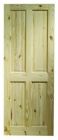 Victorian 4 Panel Knotty Pine Door